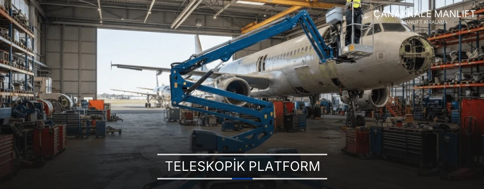 Çanakkale Teleskopik Platform Manlift Kiralama Firmaları